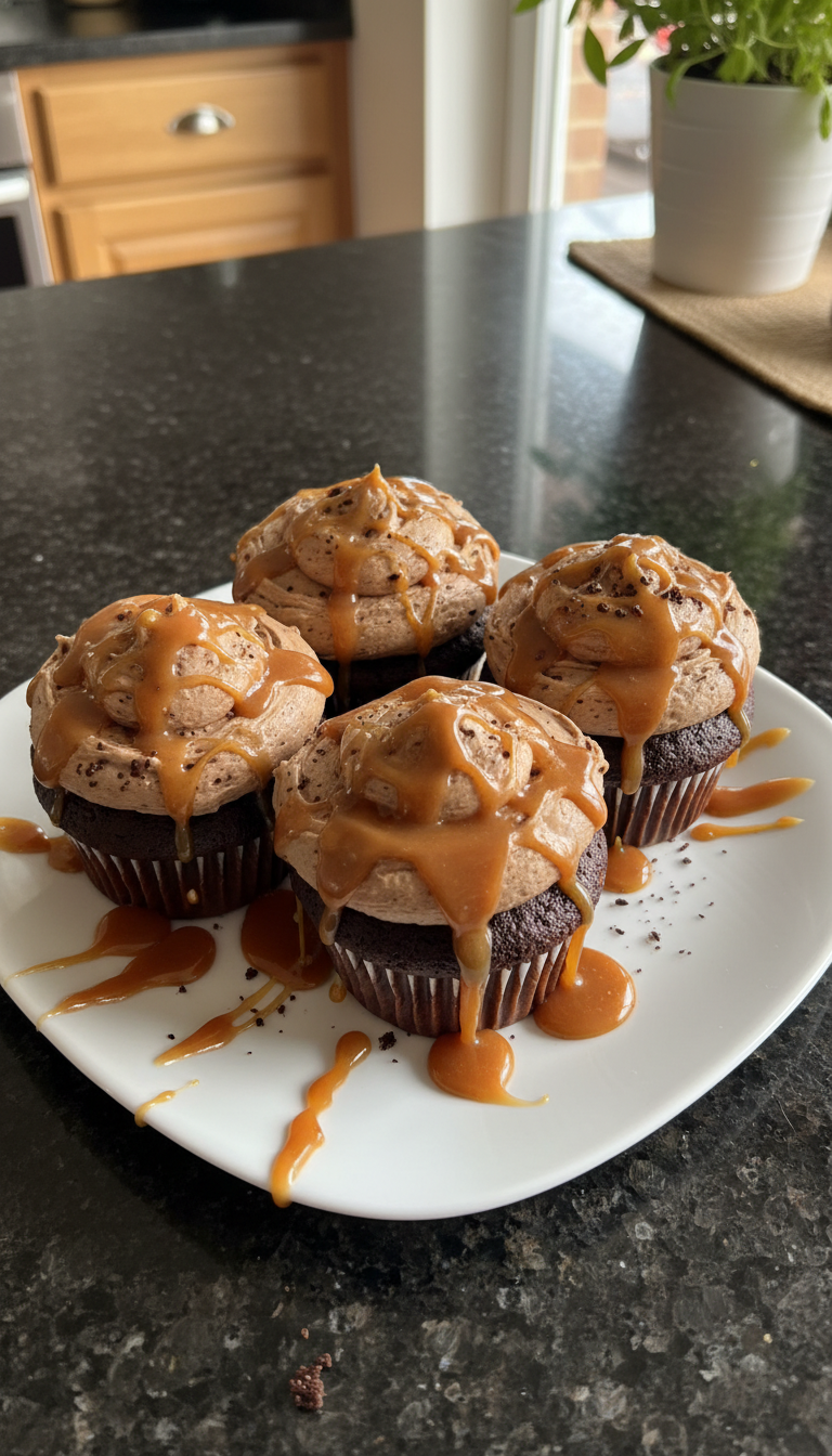 Chocolate Caramel Cupcakes