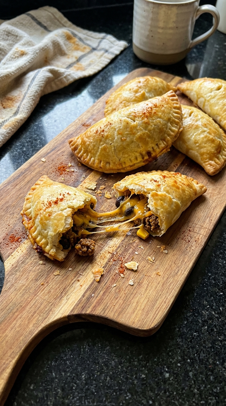 Flavorful Taco Pasta Empanadas