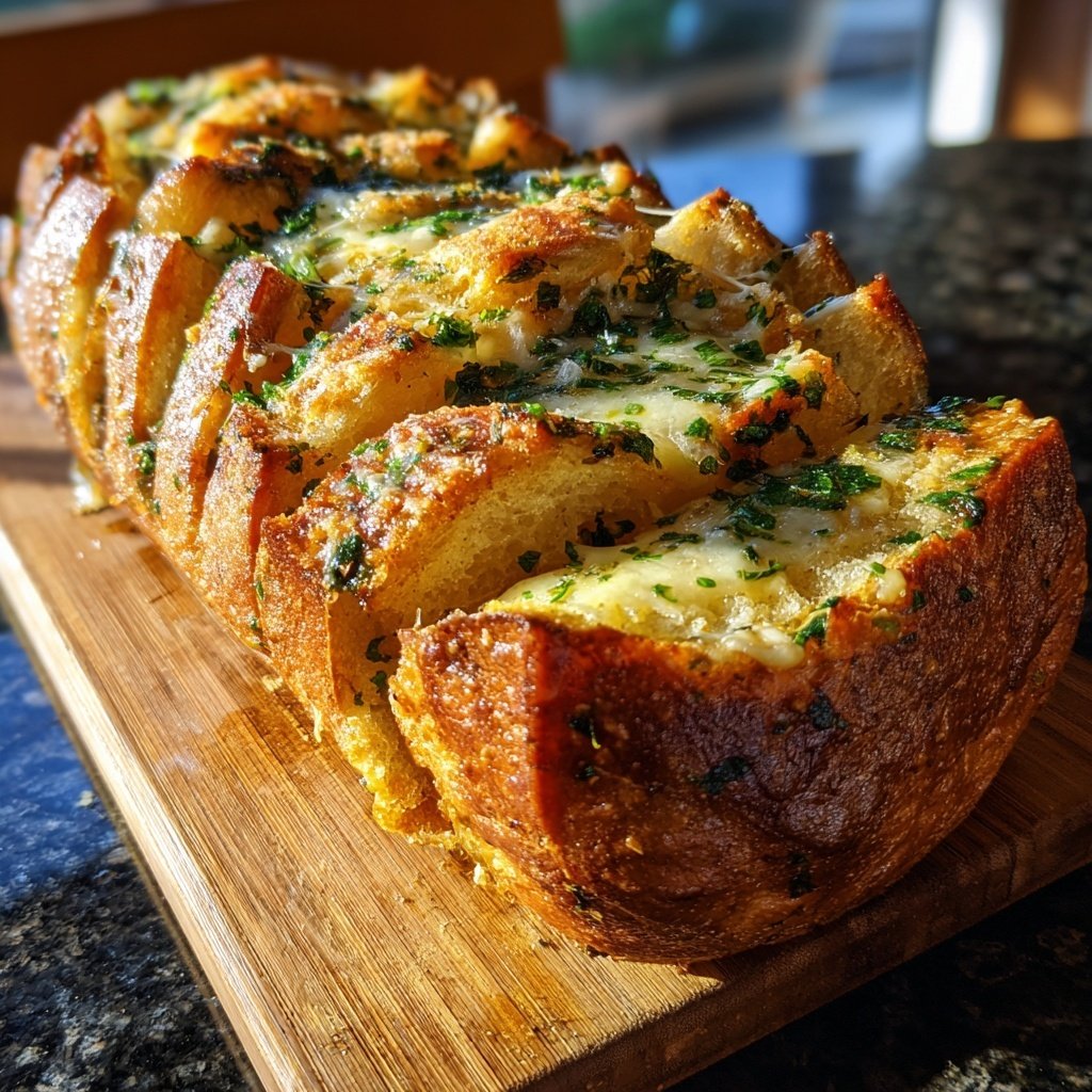 Pull-Apart Garlic Bread Herbs