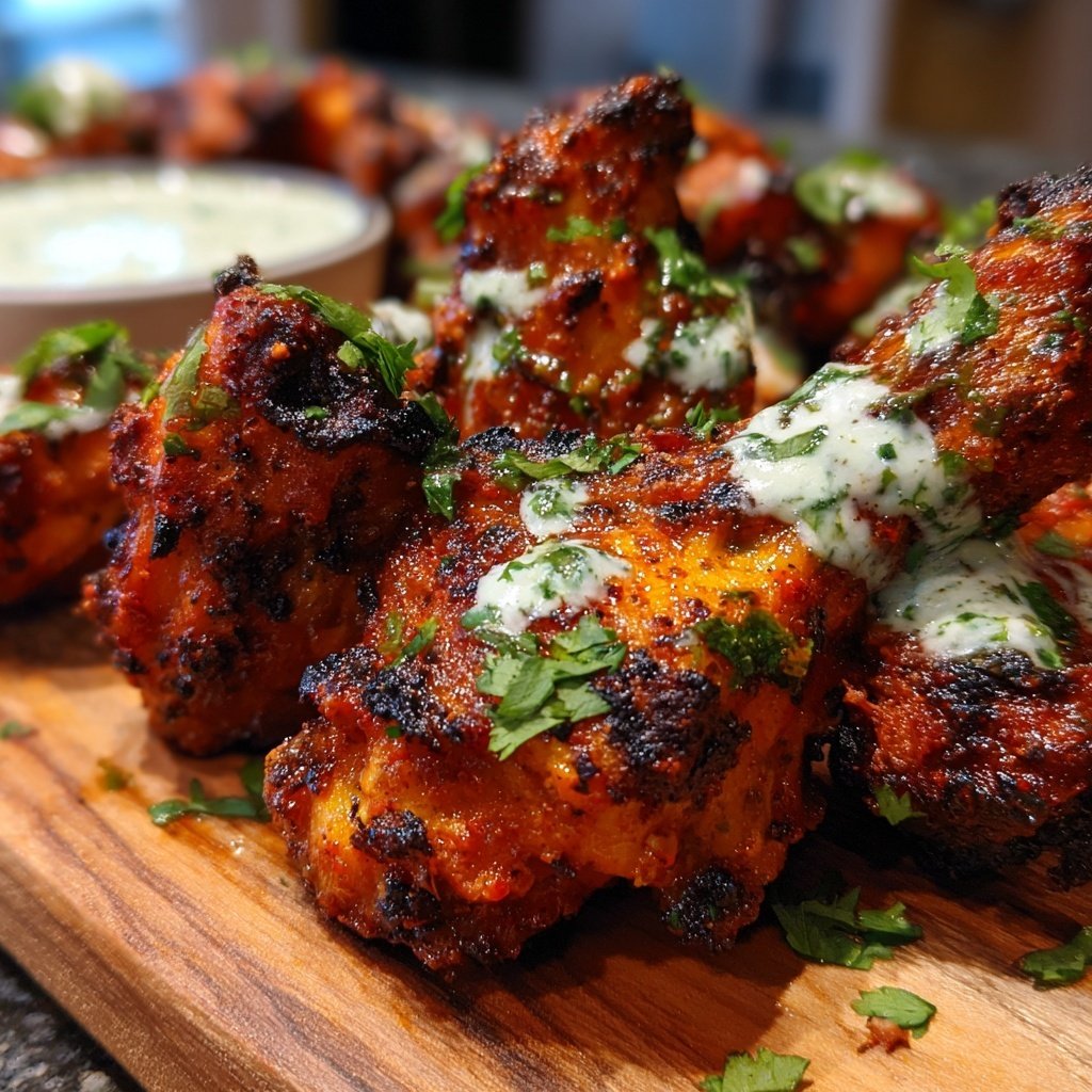 Tandoori Wings with Indian Spices