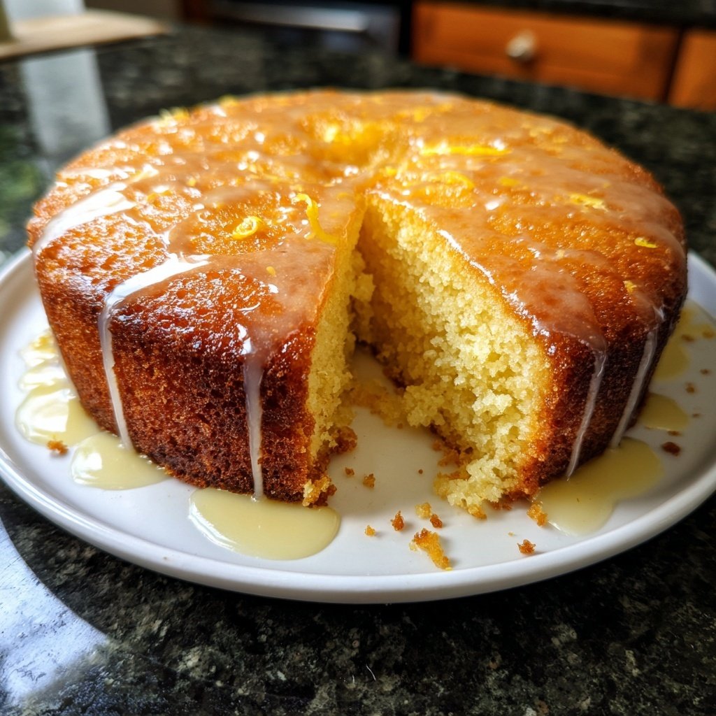 Meyer Lemon Semolina Cake