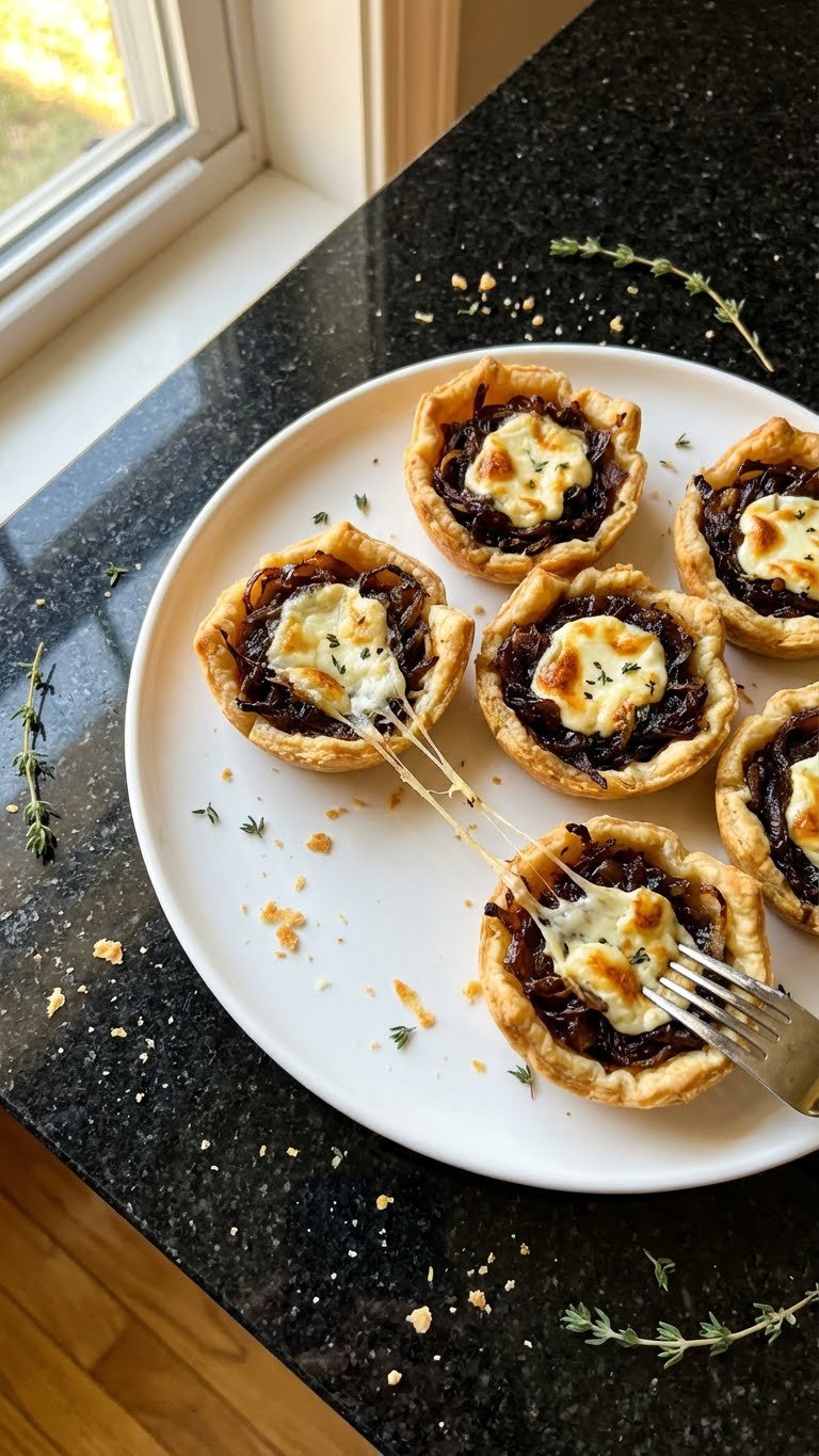 Caramelized Onion and Goat Cheese Tartlets
