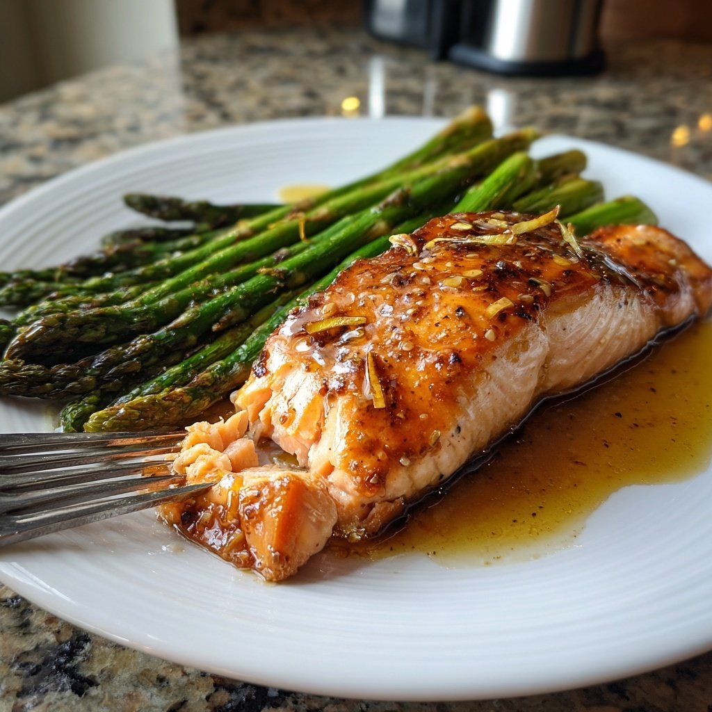 Baked Salmon with Asparagus