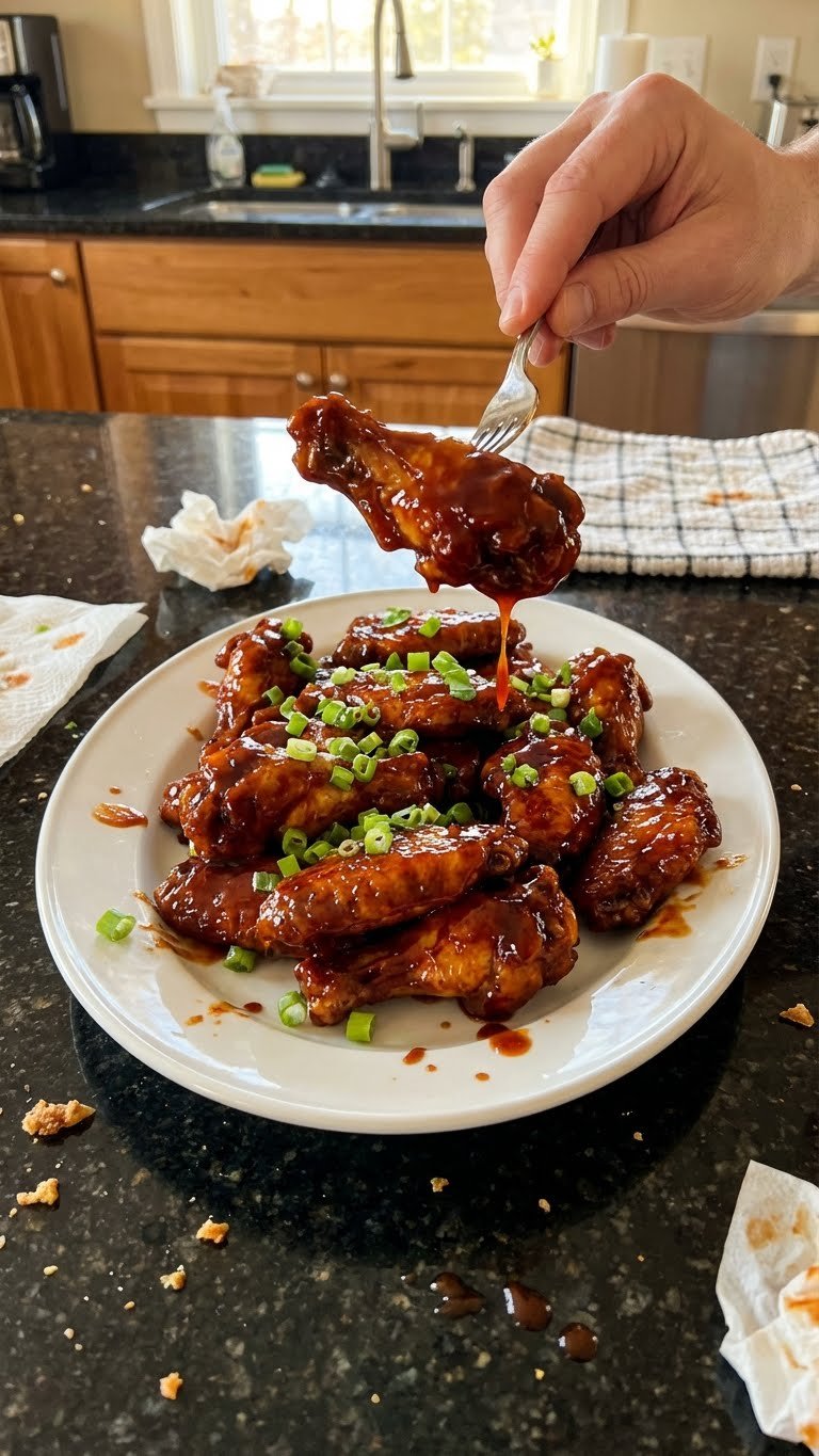 Tangy BBQ Chicken Wing Platter