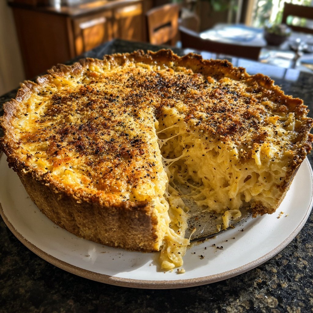 Cacio e Pepe Pie Creamy Cheese