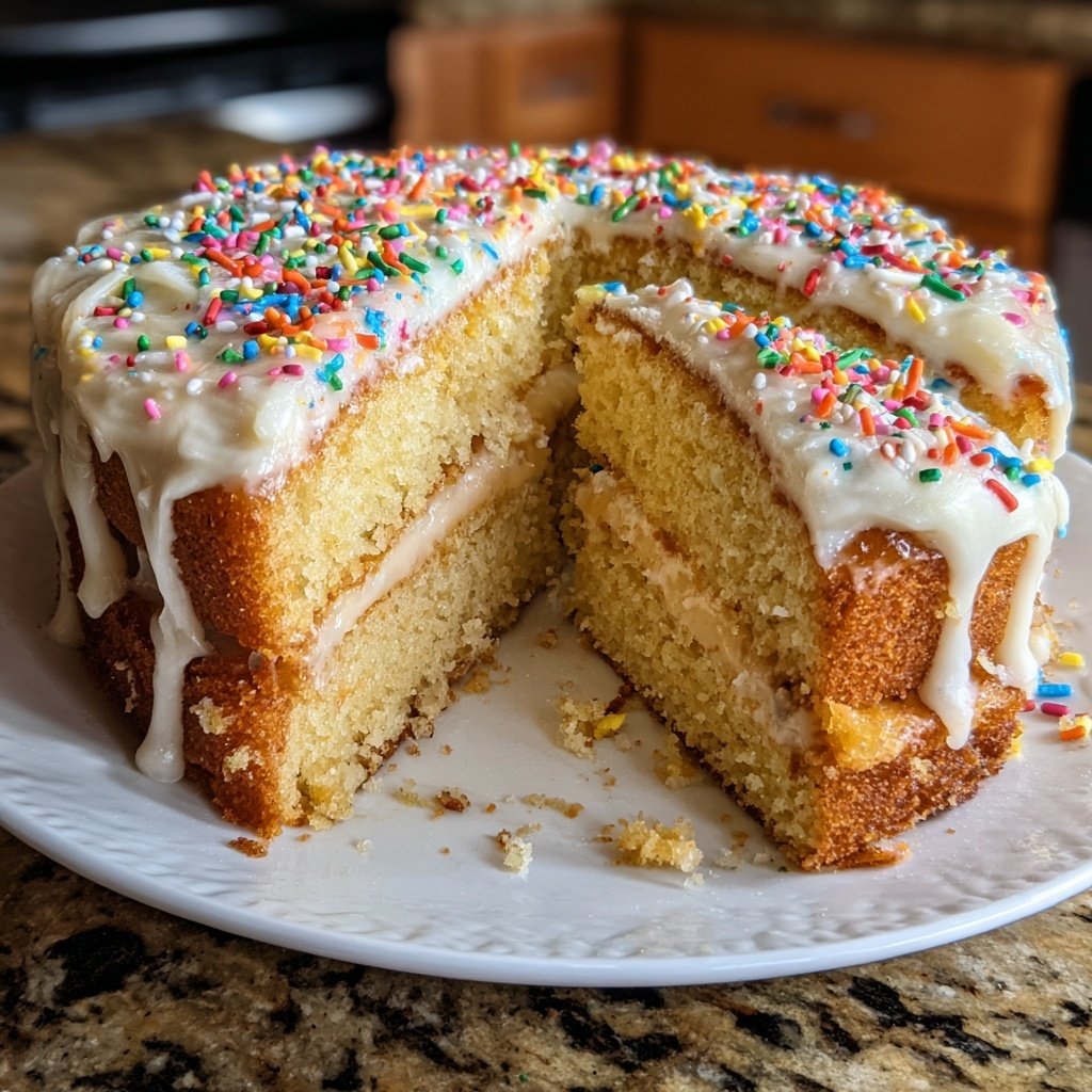 Copycat Costco Vanilla Cake