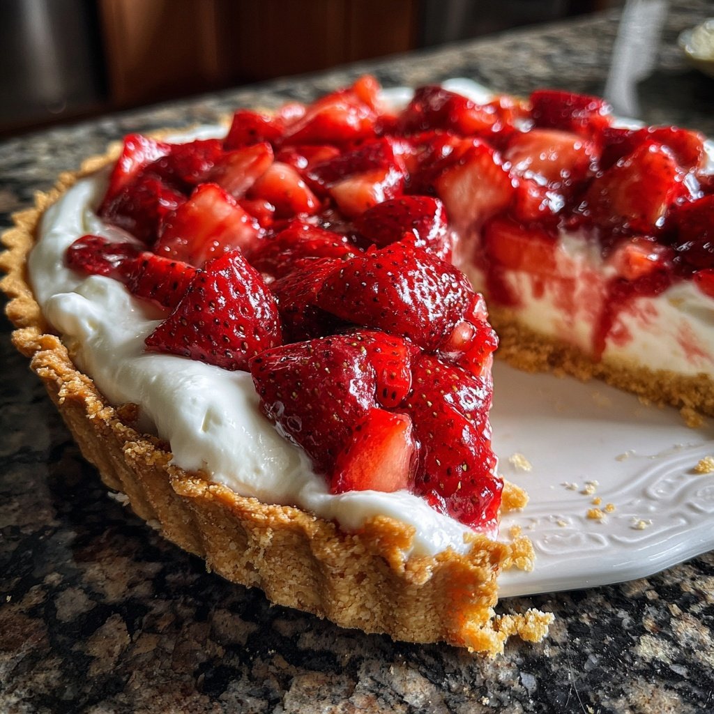 Strawberries and Cream Tart