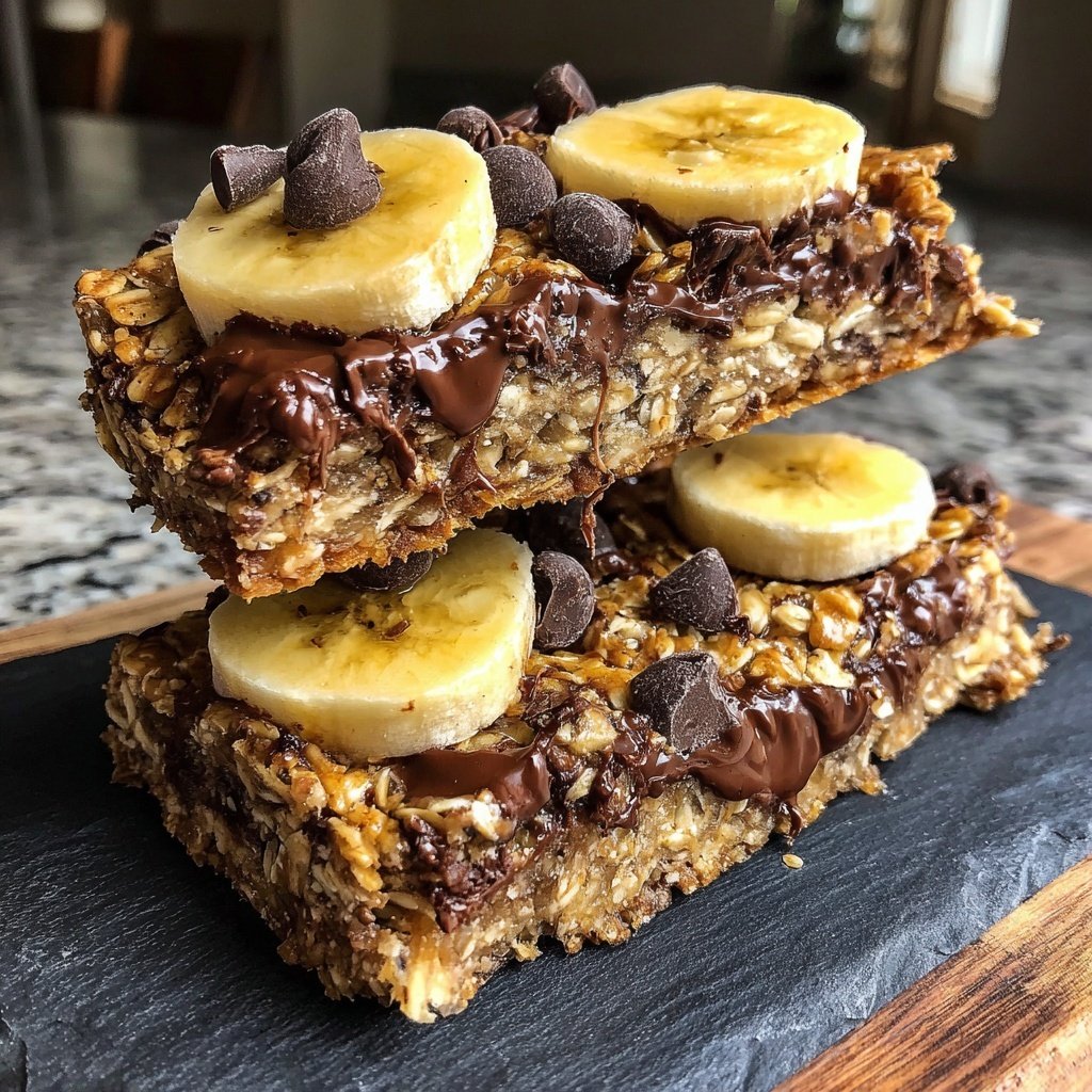 Banana Choco Crunch Bars