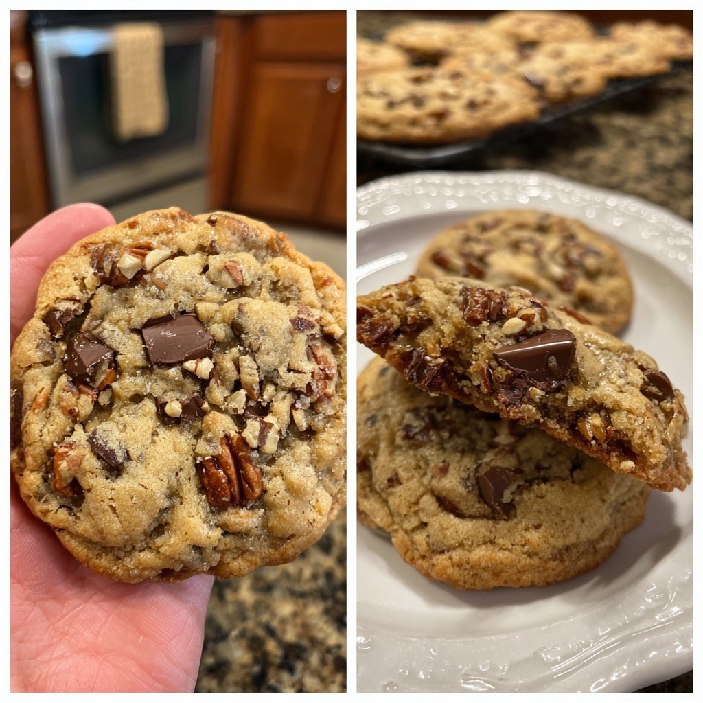 Brown Butter Pecan Chocolate Chip Cookies