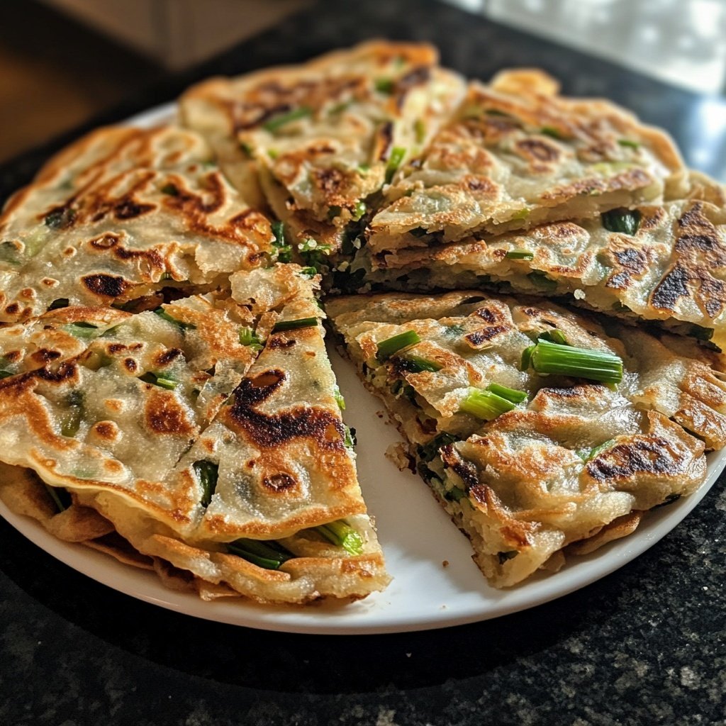 Crispy Chinese Scallion Pancakes