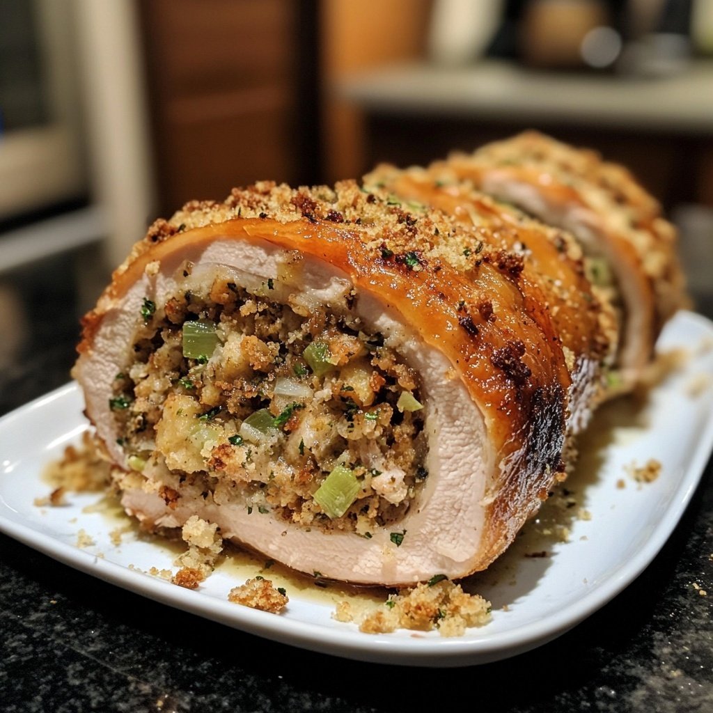 Stuffed Turkey Roll