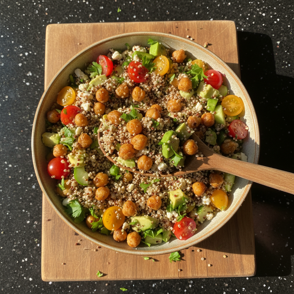 Quick Mediterranean Grain Bowl