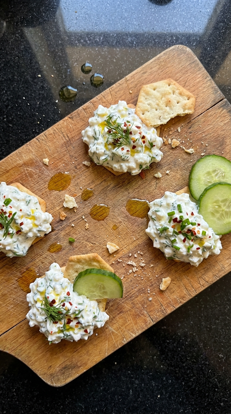 Zesty Cottage Cheese Snacks