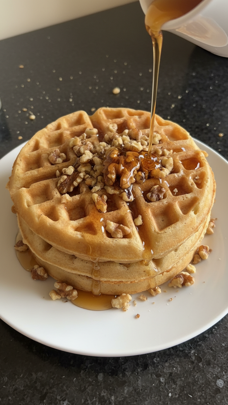 Banana Nut Waffles for Lovers