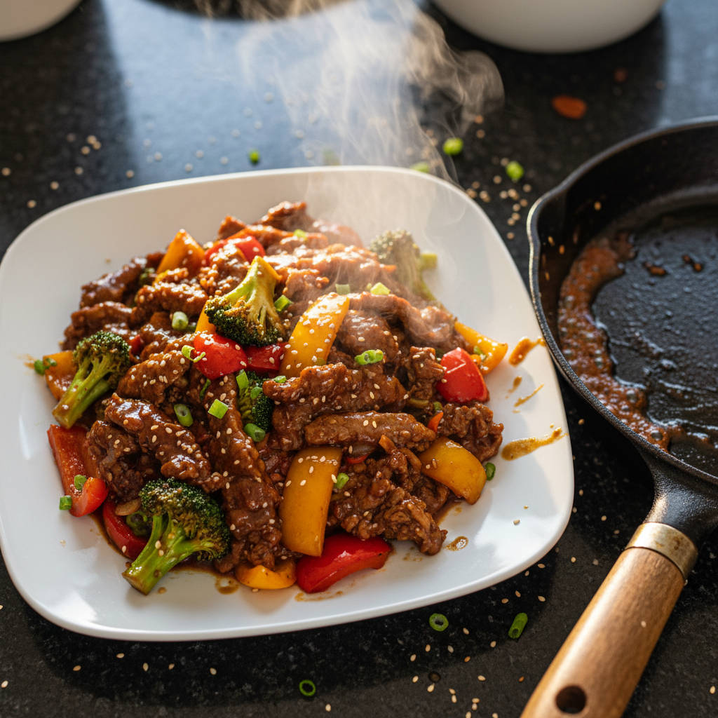 Sizzling Beef and Veggie Stir-Fry