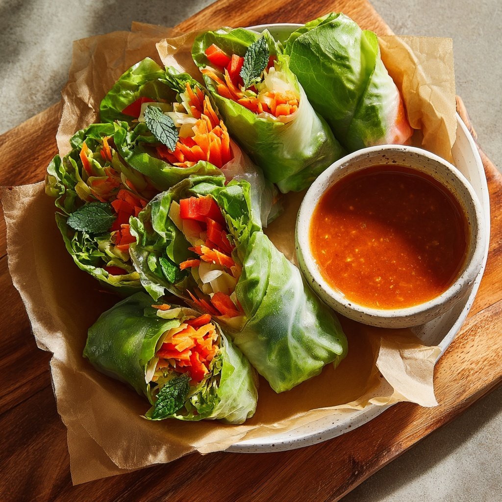 Spring Vegetable Spring Rolls