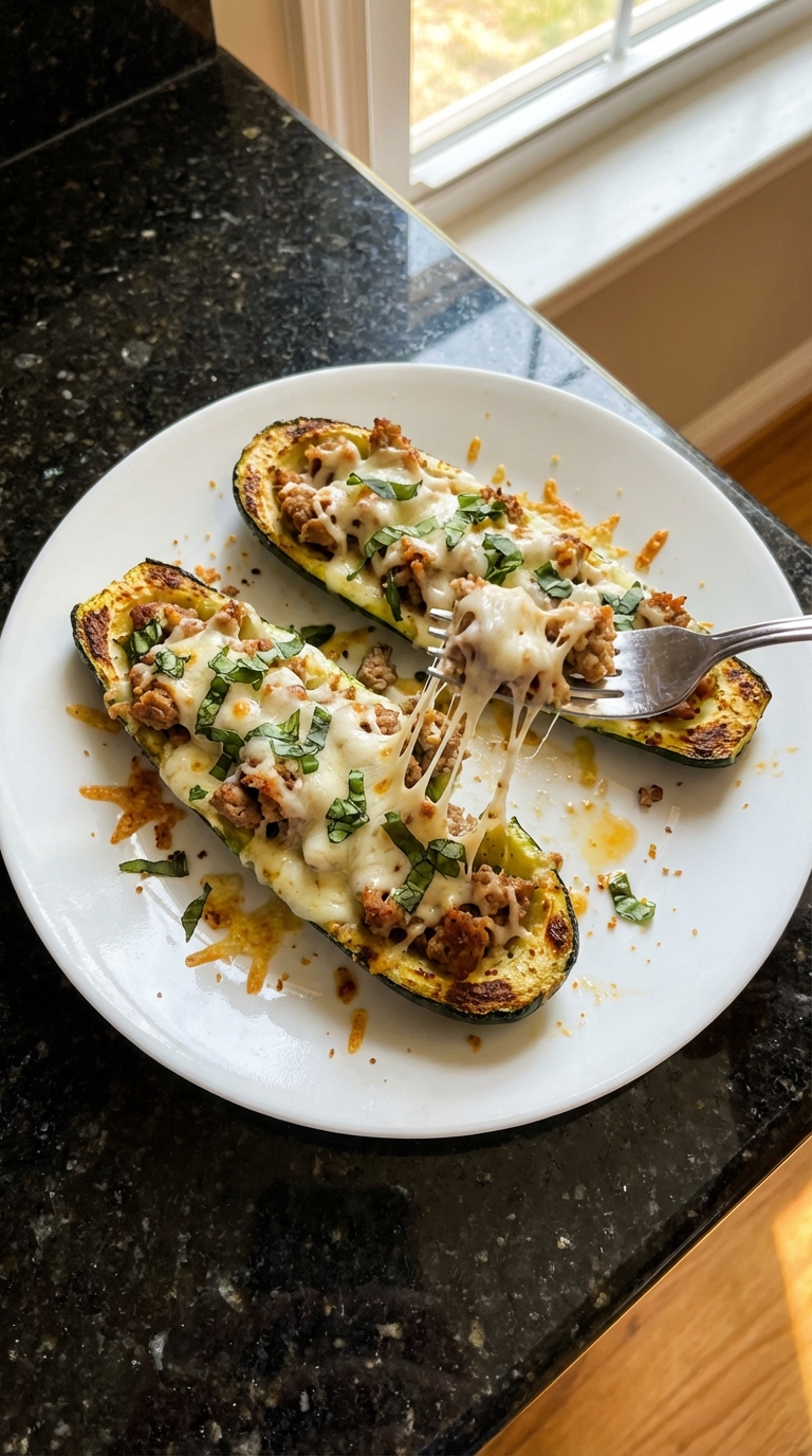 Keto Friendly Zucchini Boats