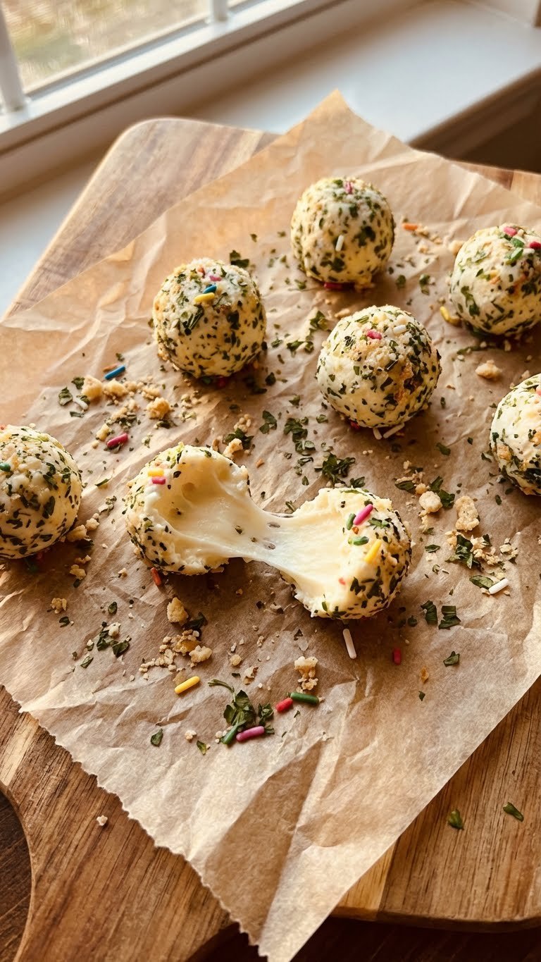 Bite-Sized Sweetheart Cheese Balls