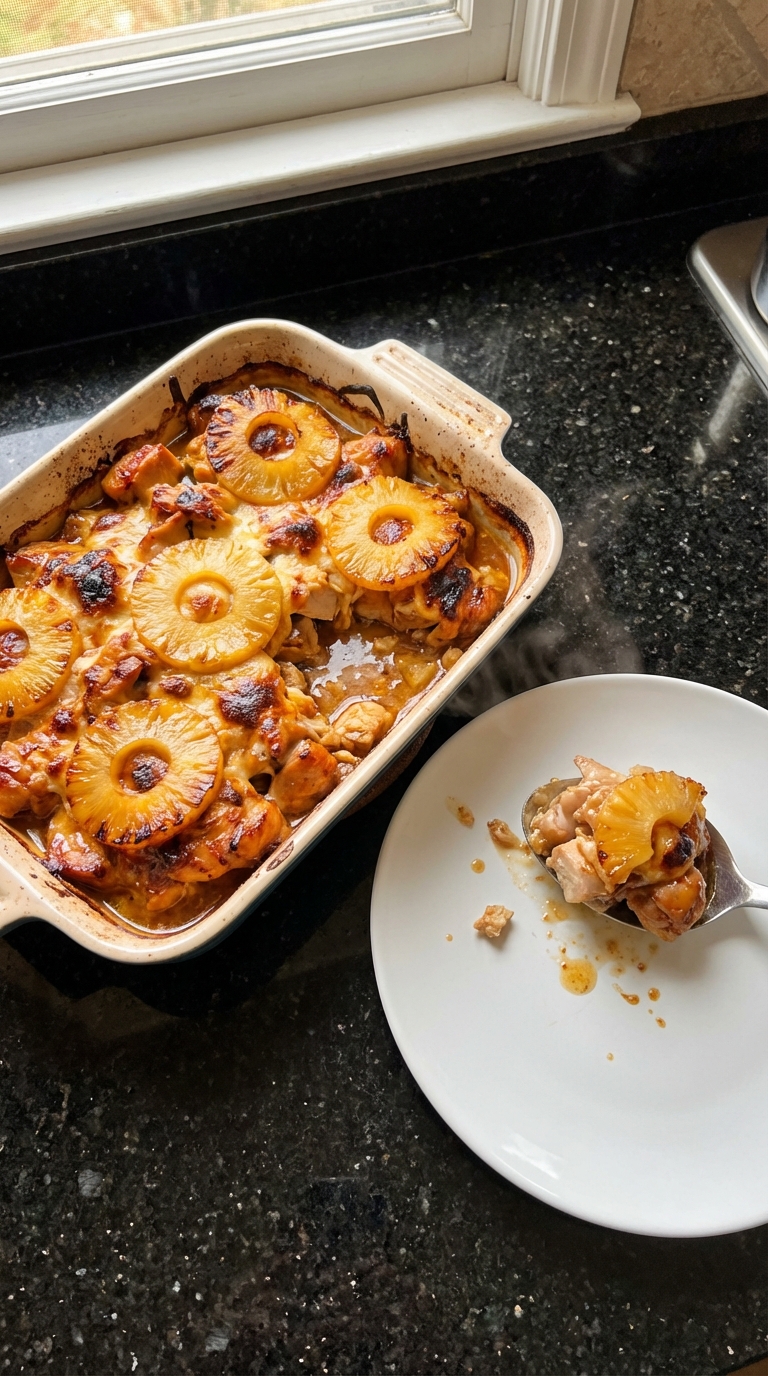 Hawaiian Pineapple Chicken Bake