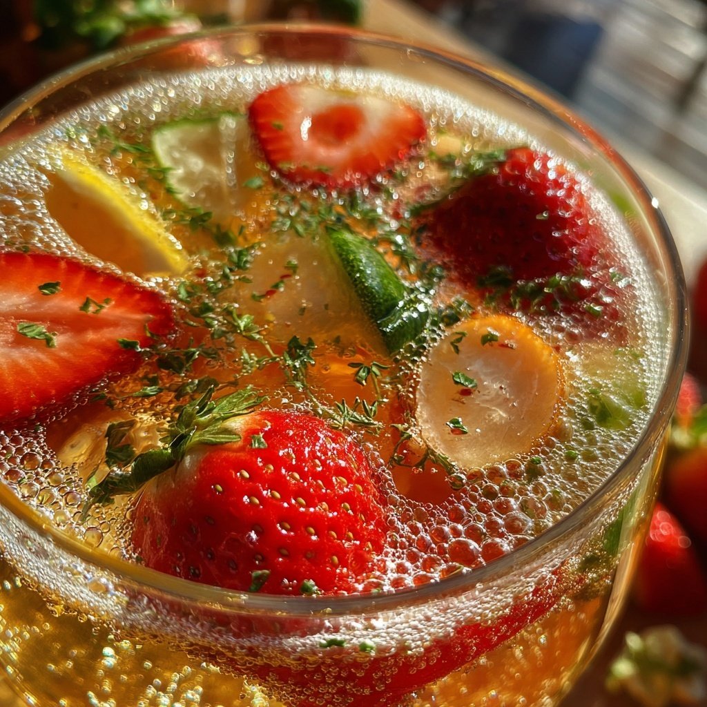 Festive Prosecco Punch Cocktail Recipe