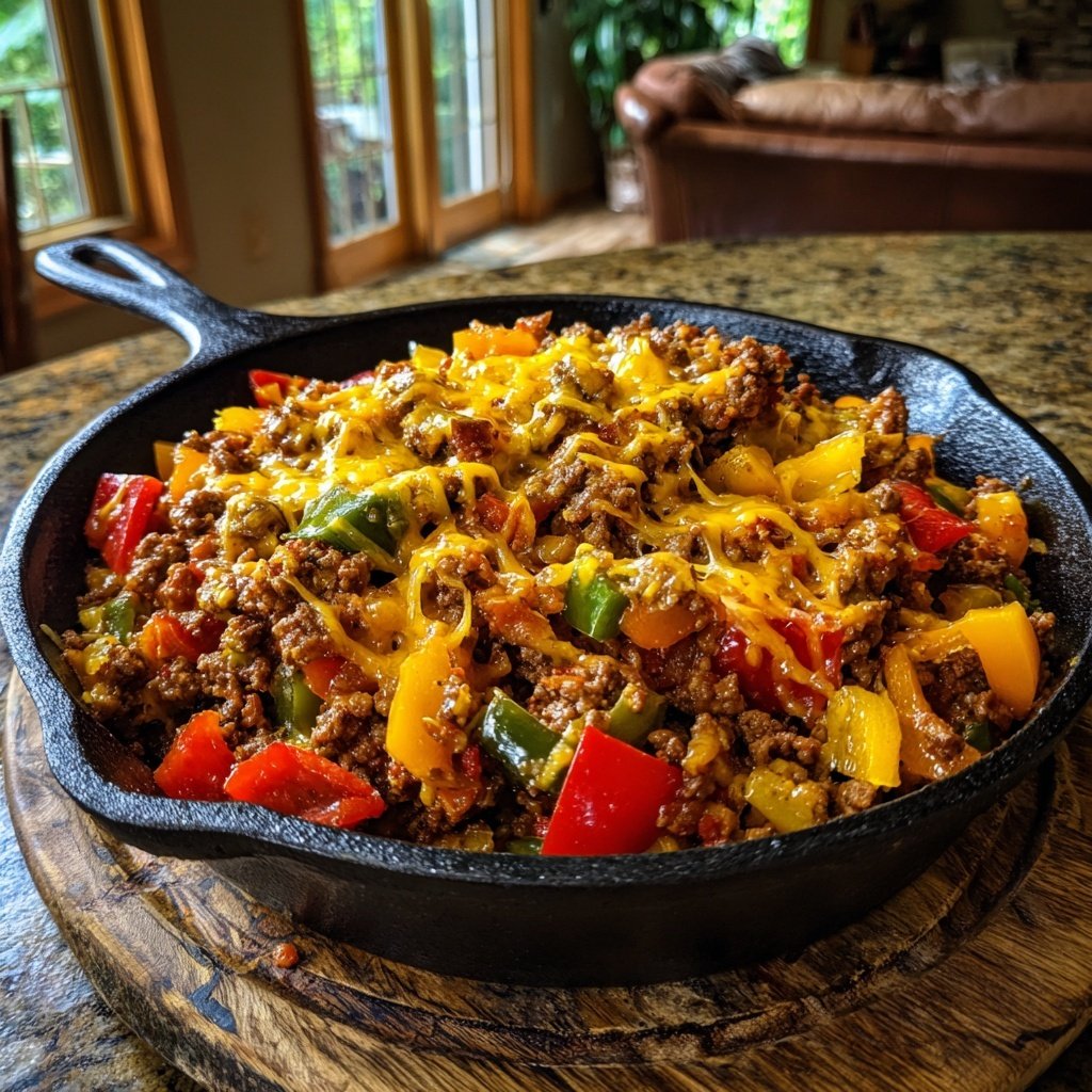Beef Taco Skillet One Pan
